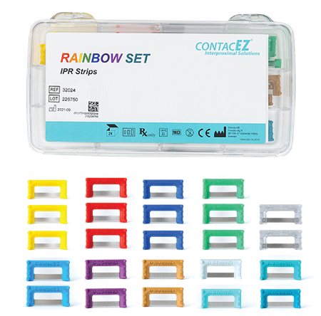 Directa ContacEZ Strips IPR System Rainbow Set 0.07–0.50 mm