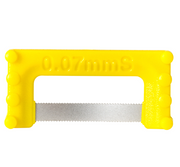 Directa ContacEZ IPR Yellow Starter serrated strips 0.07 mm pack of 8