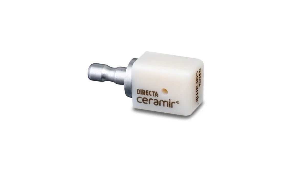 Directa Ceramir CAD/CAM i-Block (Abutment Hole Ø L) A1 Shade (Chroma) - 12 × 14 × 18 mm - Pack of 5