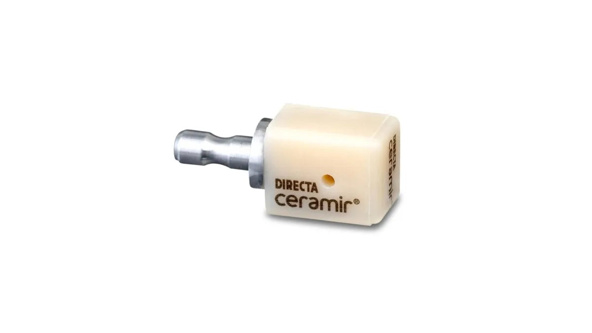 Directa Ceramir CAD/CAM i-Block (Abutment Hole Ø S) A2 Shade (Chroma) - 12 × 14 × 18 mm - Pack of 5