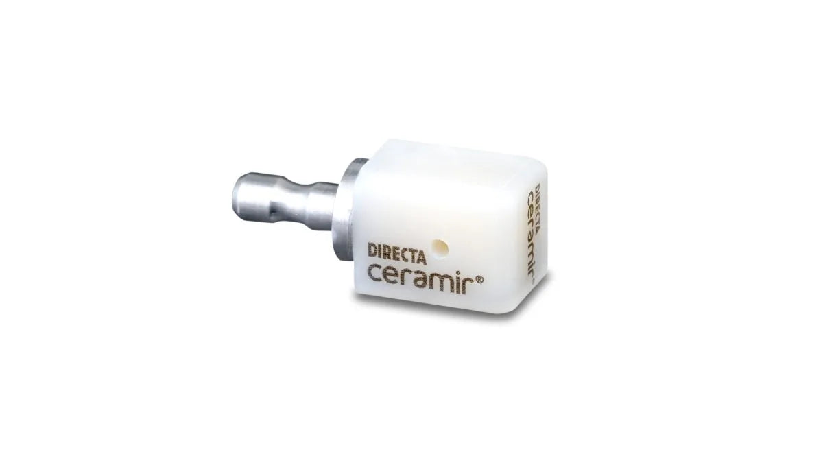 Directa Ceramir CAD/CAM i-Block (Abutment Hole Ø S) Universal Enamel (Translucent) - 12 × 14 × 18 mm - Pack of 5