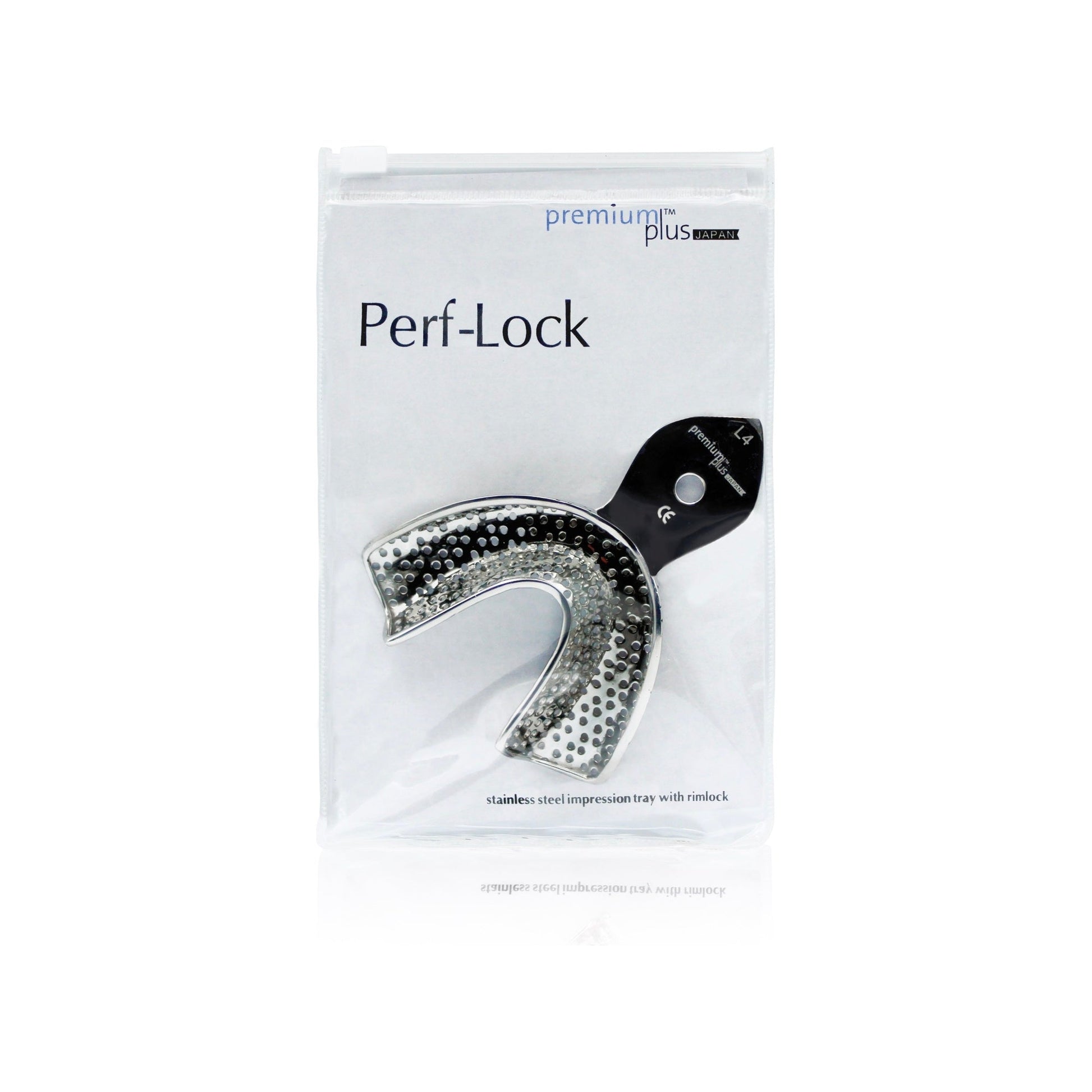Premium Plus Japan Perf-Lock Lower L stainless steel impression tray