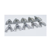 Premium Plus Japan Perf-Lock stainless steel impression tray set – Pack of 10