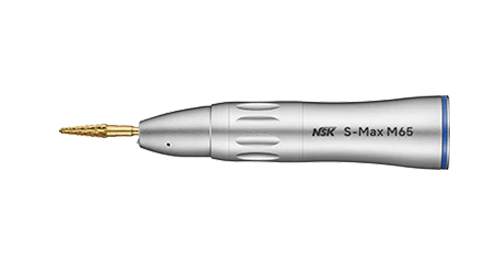 NSK S-Max M65 Stainless Steel Non-Optic E Type Straight Handpiece 1:1 Drive For SHP burs