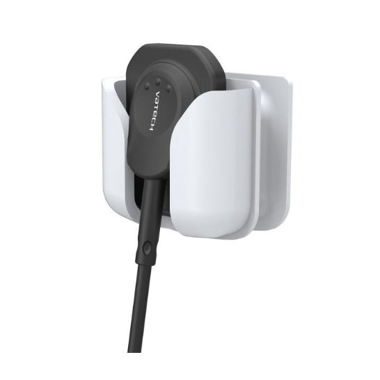 White wall-mounted device with black cable, featuring the Vantech brand.