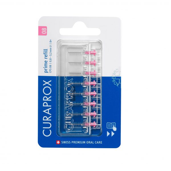 Curaprox Interdental Brush Refill Pack (x8) – Pack of 12