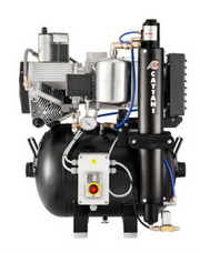 AC300 3 Cylinder Oil-free Dental Compressor with Pre-filter | 3-4 chairs