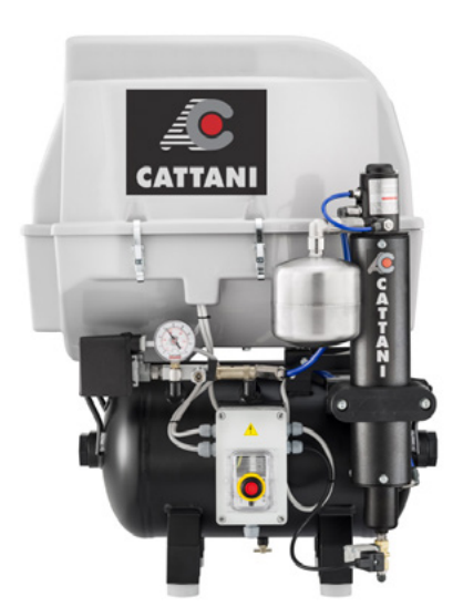 AC200Q Quiet 2 Cylinder Oil-free Dental Compressor with Pre-filter | 2-3 chairs