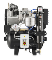 AC200 2 Cylinder Oil-free Dental Compressor with Pre-filter | 2-3 chairs