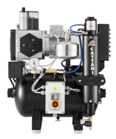 AC100E Single Cylinder Oil-free Dental Compressor with Pre-filter | 1 chair